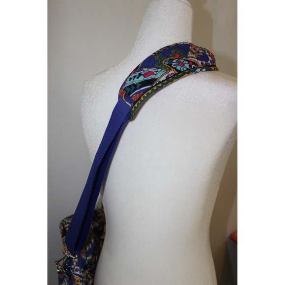 Vera Bradley Retired 2018 "Romatic Paisley" Large Weekender Duffel Travel Bag - Picture 6 of 12